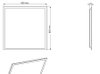 LED-Rasterleuchte Star, Panel 625, DALI 30W PS CCT UGR IP40