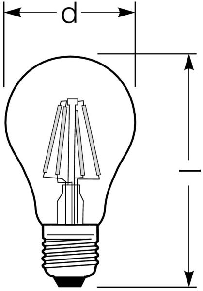 LED Essence Klassik A, Filament, RL-A100 827/C/E27 FIL – Bild 6 von 10