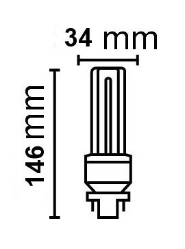 LED EssenceDuo - Retrofit f. Ralux Duo, RL-DUO18 840/G24D/G24Q-2 – Bild 8 von 11