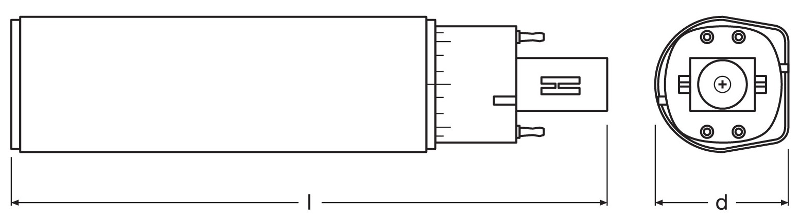LED EssenceDuo/E - Retrofit f. Ralux Duo/E, RL-DUO/E18 840/G24Q – Bild 7 von 11
