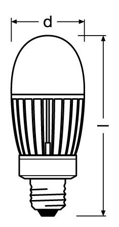 LED HPM-Retrofit, RL-HRL125 840/E40 – Bild 6 von 10