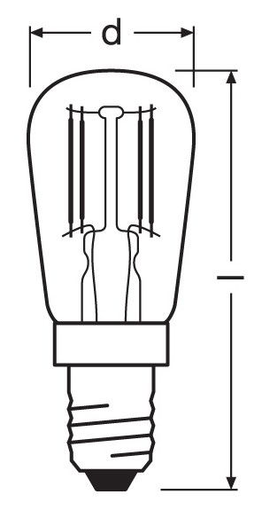 LED-Röhrenlampe, RL-T26 40 827/C/E14 – Bild 6 von 10