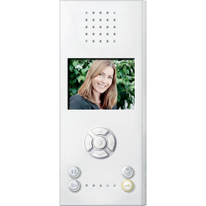 Video-Freisprechstelle Color, aktivweiß glänzend, System M