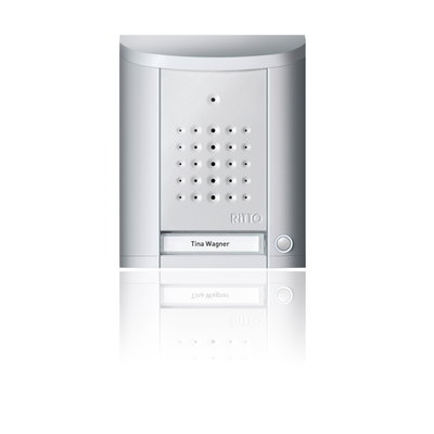 Entravox Türstation Audio, 1 WE, Audio, silber eloxiert