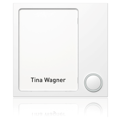 Portier Tastenmodul 1WE, weiß