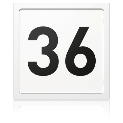 Portier Infomodul 1fach, 1fach, weiß