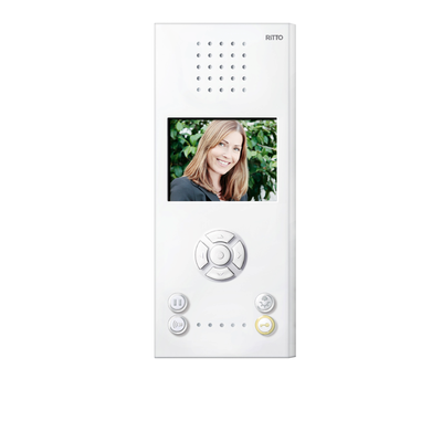 Video-Freisprechstelle, Color, weiß