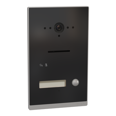 Listo Türstation, Twinbus IP, 1 Klingeltaste, Rahmen Silber, Anthrazitgrau, UP