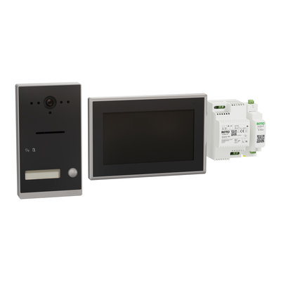 Listo Video Einfamilienhaus-Set TwinBus IP, Anthrazitgrau, AP