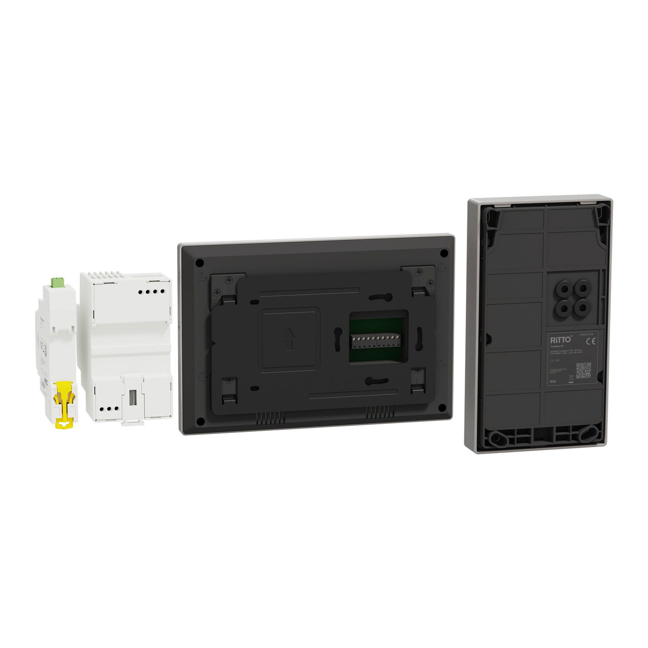 Listo Video Einfamilienhaus-Set TwinBus IP, Anthrazitgrau, AP – Bild 2 von 6