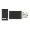 Listo Video Einfamilienhaus-Set TwinBus IP, Anthrazitgrau, AP