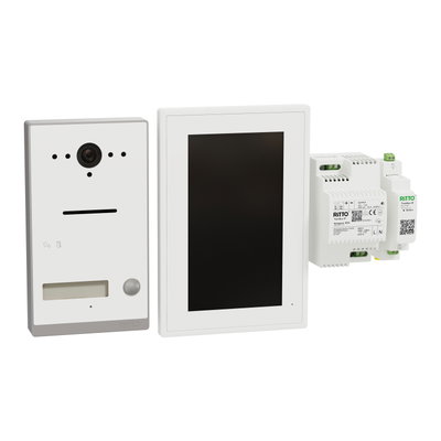 Listo Video Einfamilienhaus-Set TwinBus IP, Weiß, AP