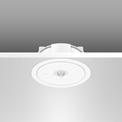 LUCIO 2, 3,3 W, 740, weiß Deckeneinbauleuchten, Deckenleuchten, D 135 H 2 HEL 60, EB, 8 h, Not-240 lm, automatischer Selbsttest