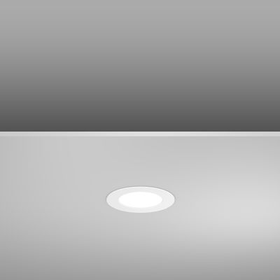 TOLEDO FLAT round, 7,7 W, 840 lm, 840, weiß, on/off Einbau-Downlights, D 190 H 2 HEL 31-51, 110°