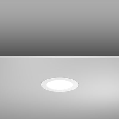 TOLEDO FLAT round, 7,7 W, 780 lm, 830, weiß, on/off Einbau-Downlights, D 190 H 2 HEL 31-51, 110°