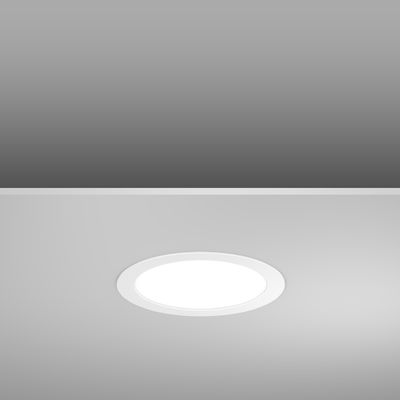 TOLEDO FLAT round, 17 W, 1800 lm, 840, weiß, on/off Einbau-Downlights, D 255 H 3 HEL 31-51, 110°