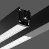 LINEDO, 38 W, 5100 lm, 840, schwarz, on/off Lichtband, L 2291 B 58 H 76