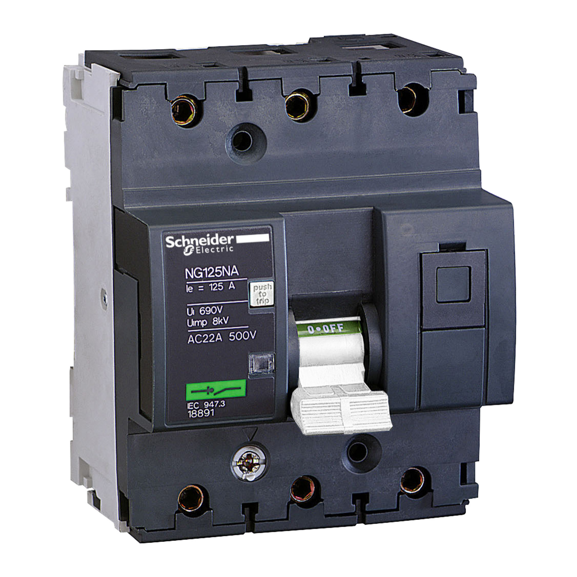 Lasttrennschalter NG125NA, 3P, 100A
