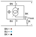 Fußschalter, Harmony XPE, einfach, Metall, blau, 1-stufig, 2Ö+2S, IP66, mit Schutzhaube, mit Verriegelung, Analogausgang