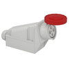 Wandsteckdose, 125A, 3p+E, 380-415 V AC, IP67