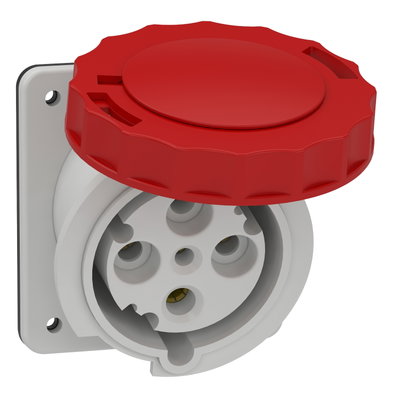 Anbausteckdose, 63A, 3p+E, 380-415 V AC, IP67