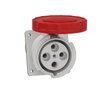 Industriesteckdose, gewinkelt, 125A, 3p+E, 380-415 V AC IP67