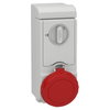 Wandsteckdose verriegelt- 32A, 3p+N+E, 380-415 V AC, IP65