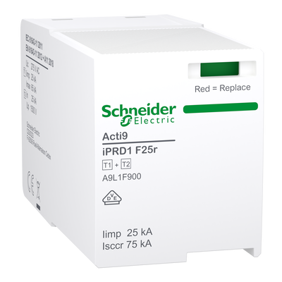 Ersatzschutzmodul für Kombiableiter iPRD1 F25r 3P/3P+N, Typ 1+2, integr. Sicherung, L-PE/N Modul