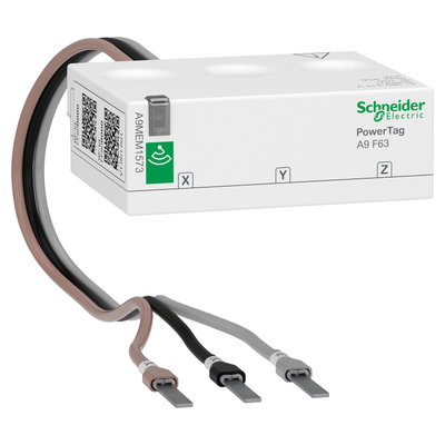 Energiezähler, PowerTag Flex 63A 3P, Funk, Position oben und unten, Genauigkeitsklasse 1
