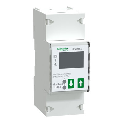 Energiezähler iEM2455, 1-phasig 230V, 100A, MID, Modbus RTU, 2 S0-Impuls, Genauigkeitsklasse 1