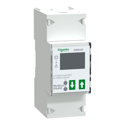 Energiezähler iEM2455, 1-phasig 230V, 100A, MID, Modbus RTU, 2 S0-Impuls, Genauigkeitsklasse 1