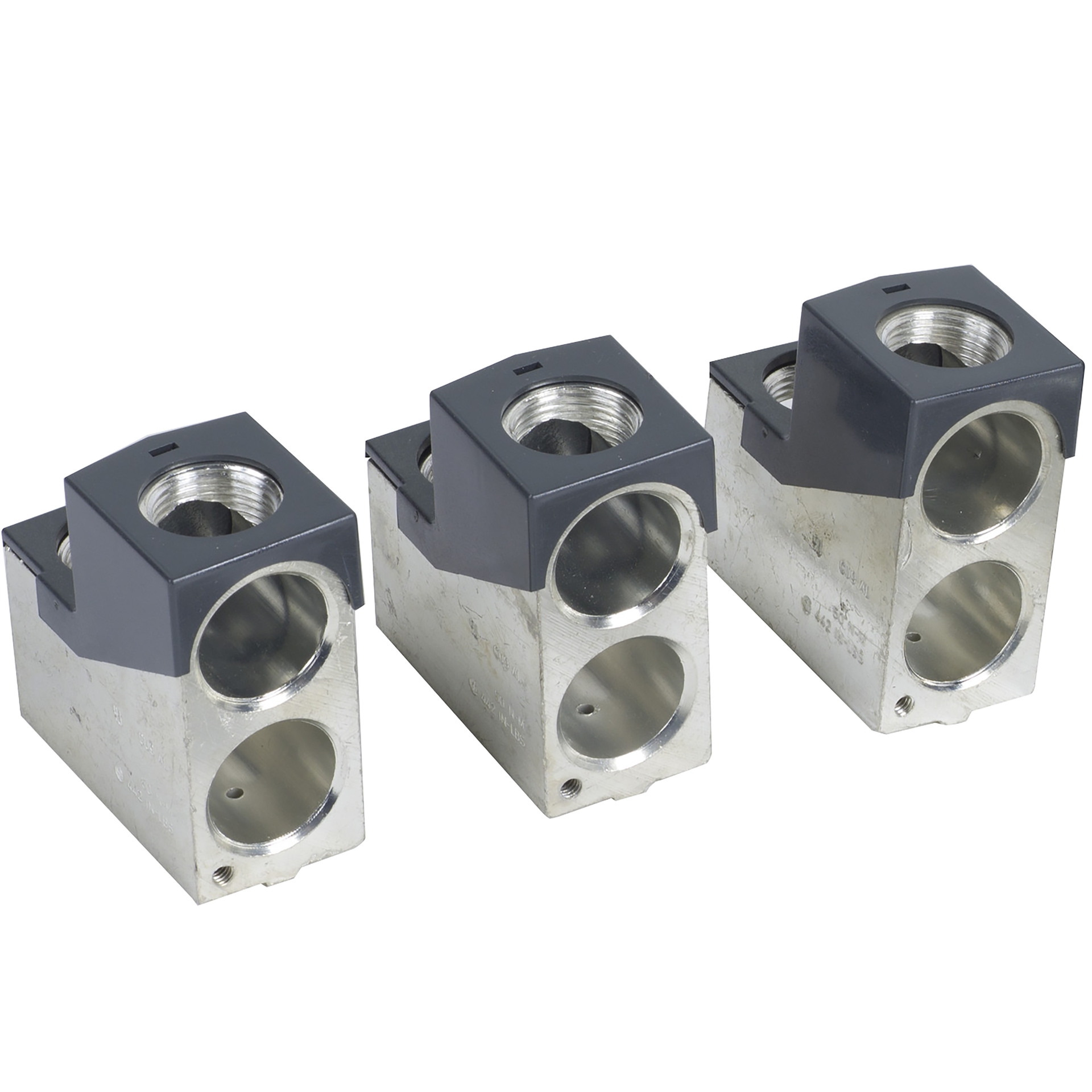 Alu Rahmenklemmen (3 Stk.) 2x70-185mm² für PowerPacT L-Rahmen Leistungsschalter
