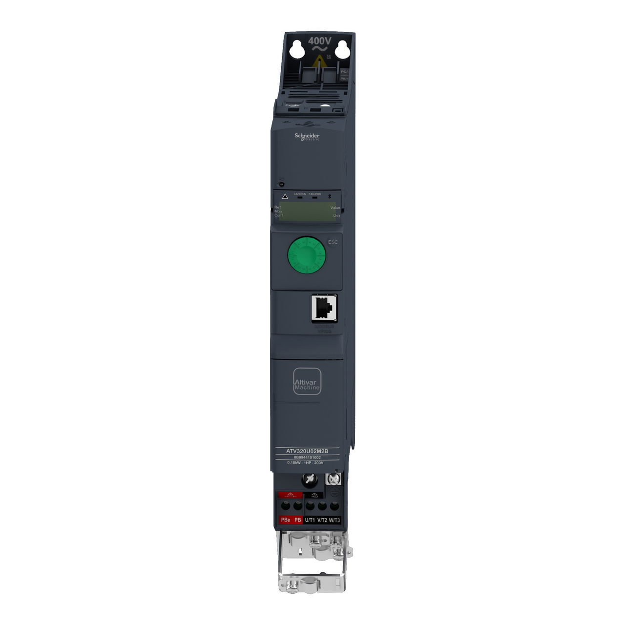 Frequenzumrichter ATV320, 0,75kW, 380-500V, 3 phasig, Buch – Bild 4 von 9