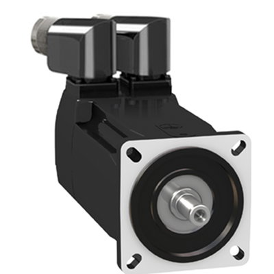 Servomotor, Lexium BMH, 70mm, 1,4Nm, Passfeder IP65, Singelturn 128P/U, 2xM23 abgewinkelt, Bremse
