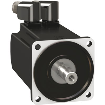 Servomotor, Lexium BMH, 100mm, 6,0Nm, glatte Welle IP65, Singelturn 16P/U, 2xM23 abgewinkelt, Bremse