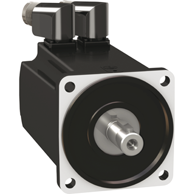 Servomotor, Lexium BMH, 100mm, 6,0Nm, glatte Welle IP65, Singelturn 16P/U, 2xM23 abgewinkelt, Bremse