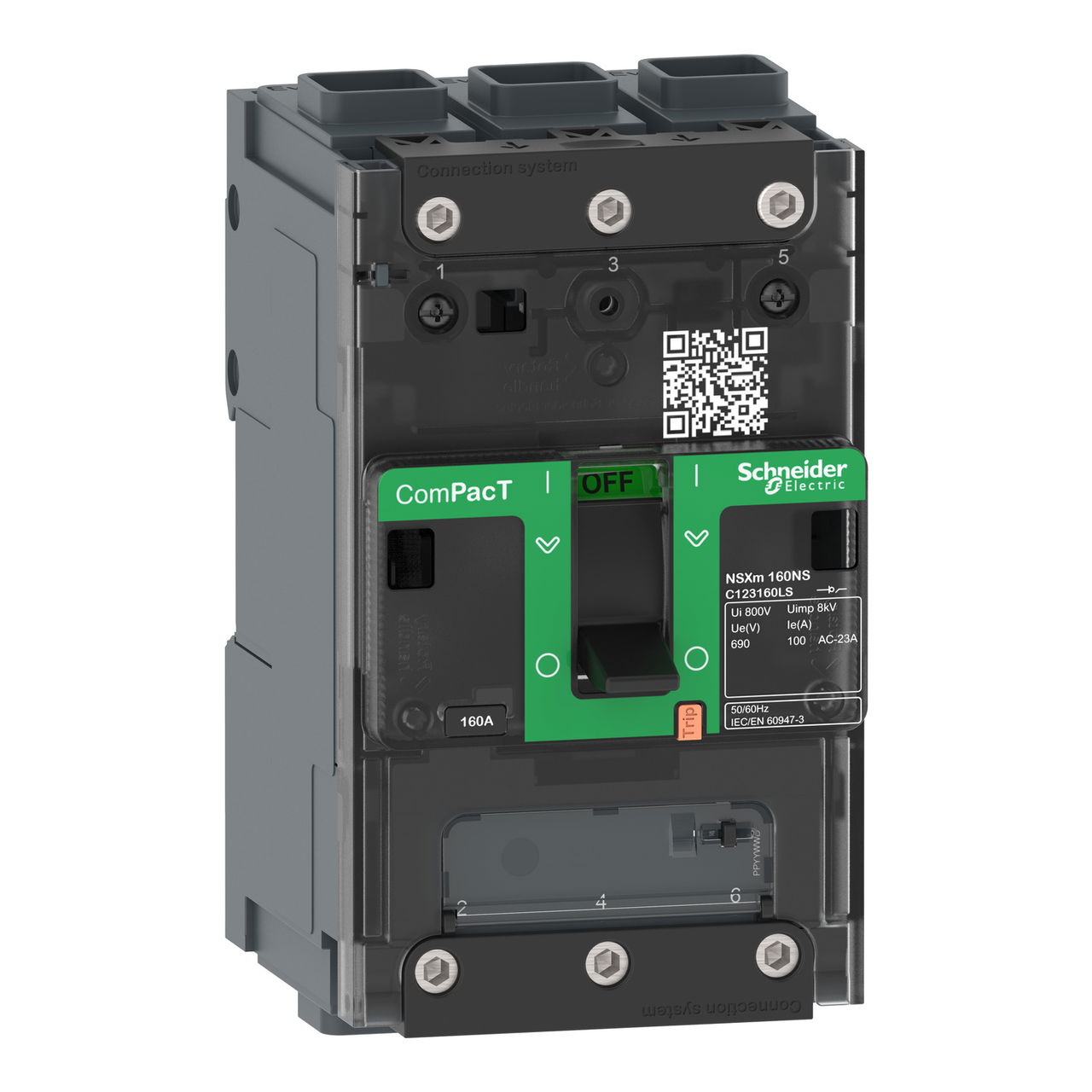 Lasttrennschalter ComPacT NSXm NA, 3P, 50 A, EverLink-Klemmen