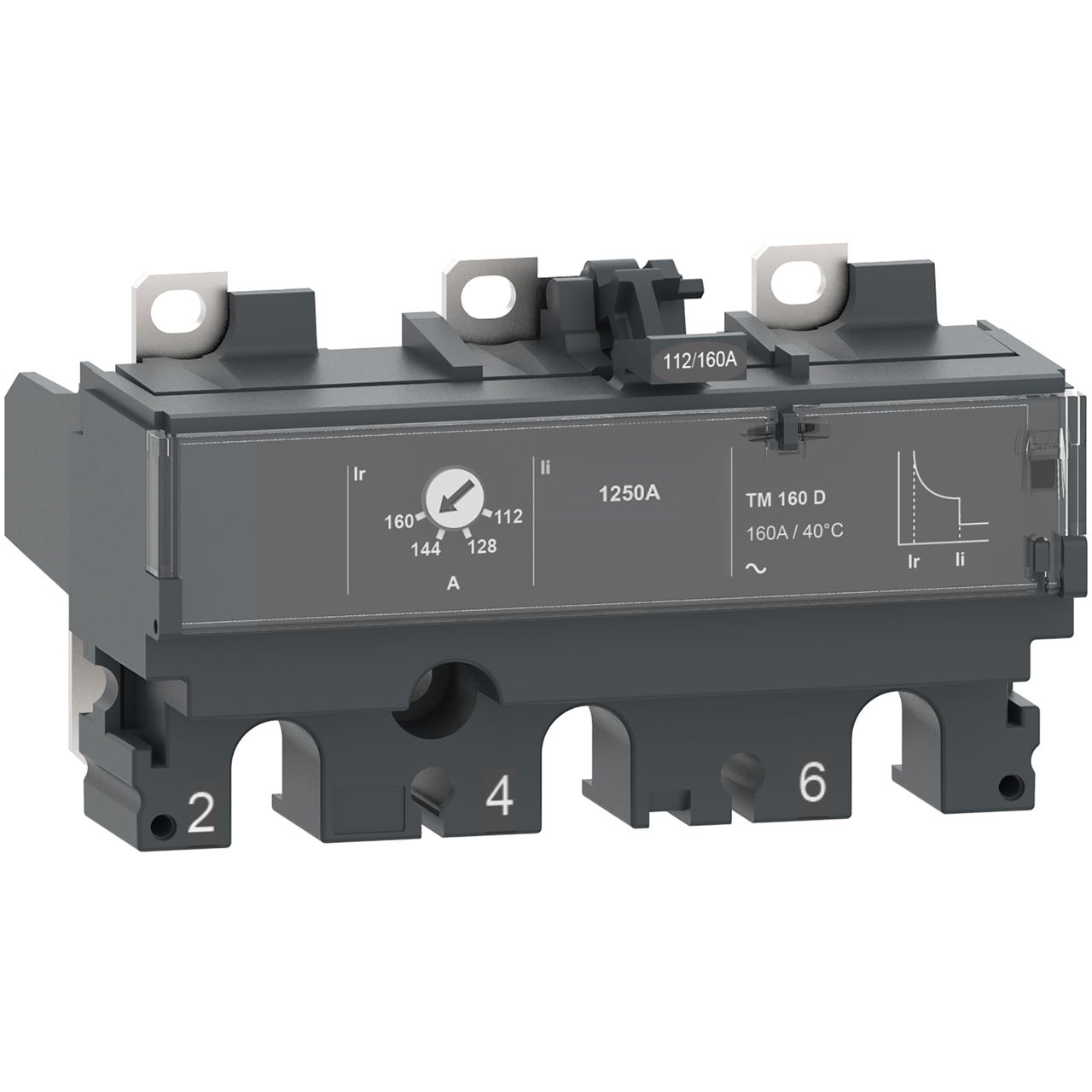 Auslösegerät thermomagnetisch TM100D 100A 3P3D für Leistungsschalter ComPacT NSX100-250