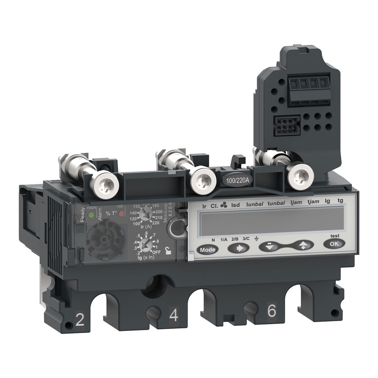 Elektronisches Auslösegerät MicroLogic 6.2M Motorschutz 150A 3P3D für Leistungsschalter ComPacT NSX160-250