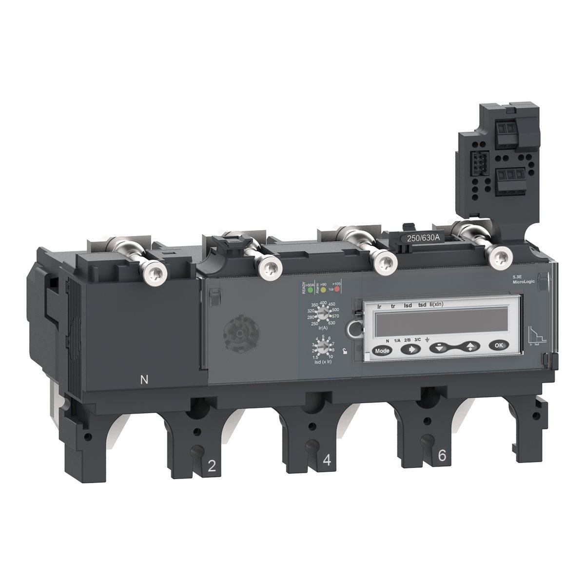 Elektronisches Auslösegerät MicroLogic 5.3E 630A 4P4D für Leistungsschalter ComPacT NSX630