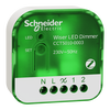 Wiser UP-Dimmaktor, Schalten und Dimmen, Wiser Home, Quick Home Connect Funkverbindung, 230V AC, 200W, Multiwire, ZigBee
