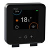 Wiser, Raumthermostat mit Touch-Display, schwarz