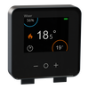 Wiser, Raumthermostat mit Touch-Display, schwarz