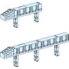 PrismaSeT-P, Linergy FM, Verteilerblock, 4polig,63A,Breite=12Moduleinheiten