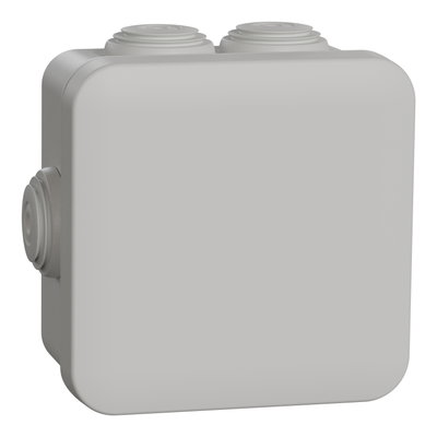 Mureva BOX, Abzweigdose, 7 Tüllen Ø20, 80x80x45mm