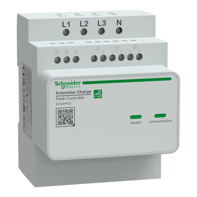 Schneider Charge Peak Controller, Anti-Auslöse-Modul, Überlastschutz, 3-phasig, PLC, Pairing mit 1 Wallbox
