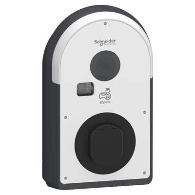 Pro AC Wallbox, 22kW, T2S Steckdose, 6mA, IP55, IK10, NFC/RFID Reader, ERK
