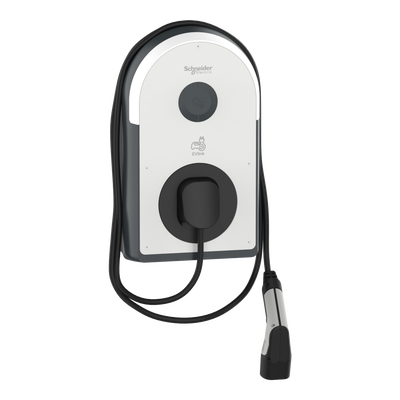 Pro AC Wallbox, 22kW,T2 Kabel, FI Typ B-EV, IP55, IK10, NFC/RFID Reader