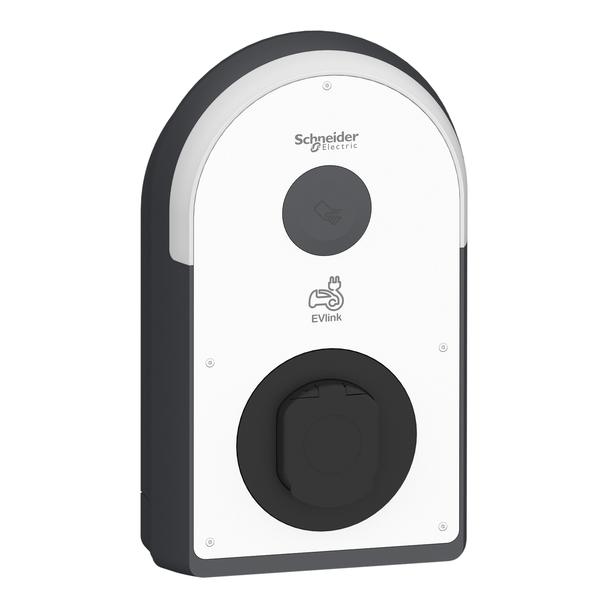 Pro AC Wallbox, 22kW, T2S Steckdose, FI Typ B-EV, IP55, IK10, NFC/RFID Reader