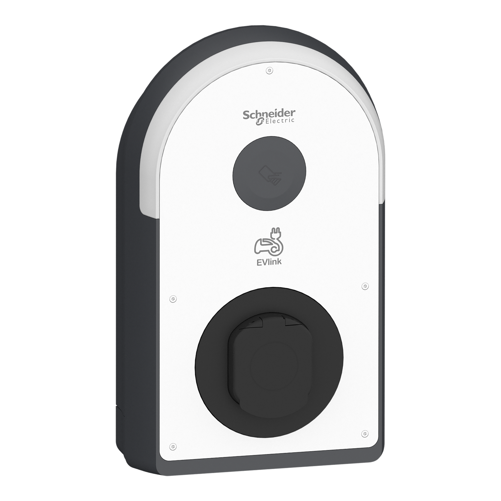 Pro AC Wallbox, 22kW, T2S Steckdose, FI Typ B-EV, IP55, IK10, NFC/RFID Reader